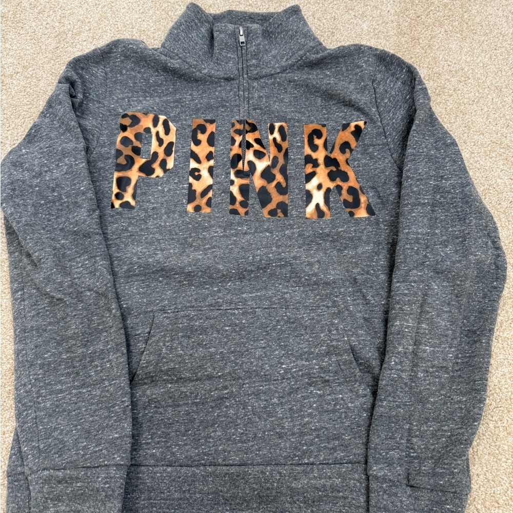 Victoria’s Secret  PINK 3/4 Zip Sweatshirt